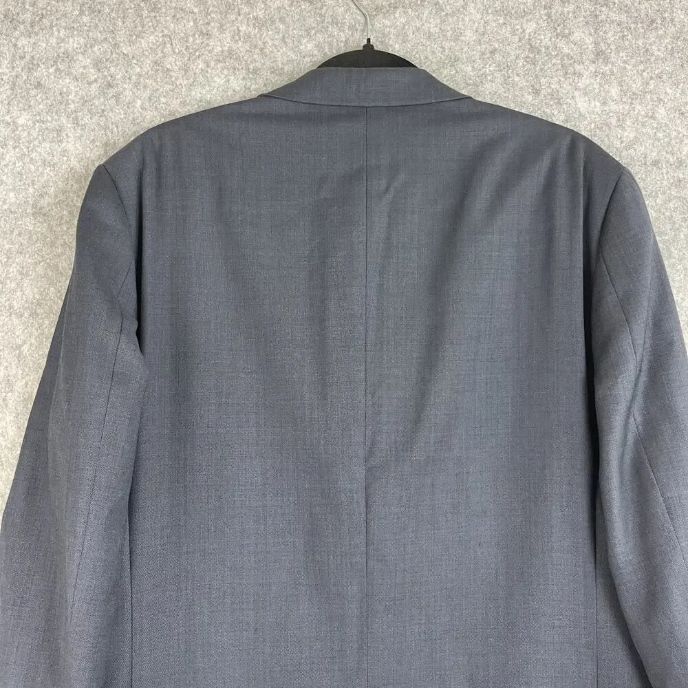J Crew‎ Thompson Blazer Sport Coat Mens 42L Blue Wool 2 Button Preppy Career